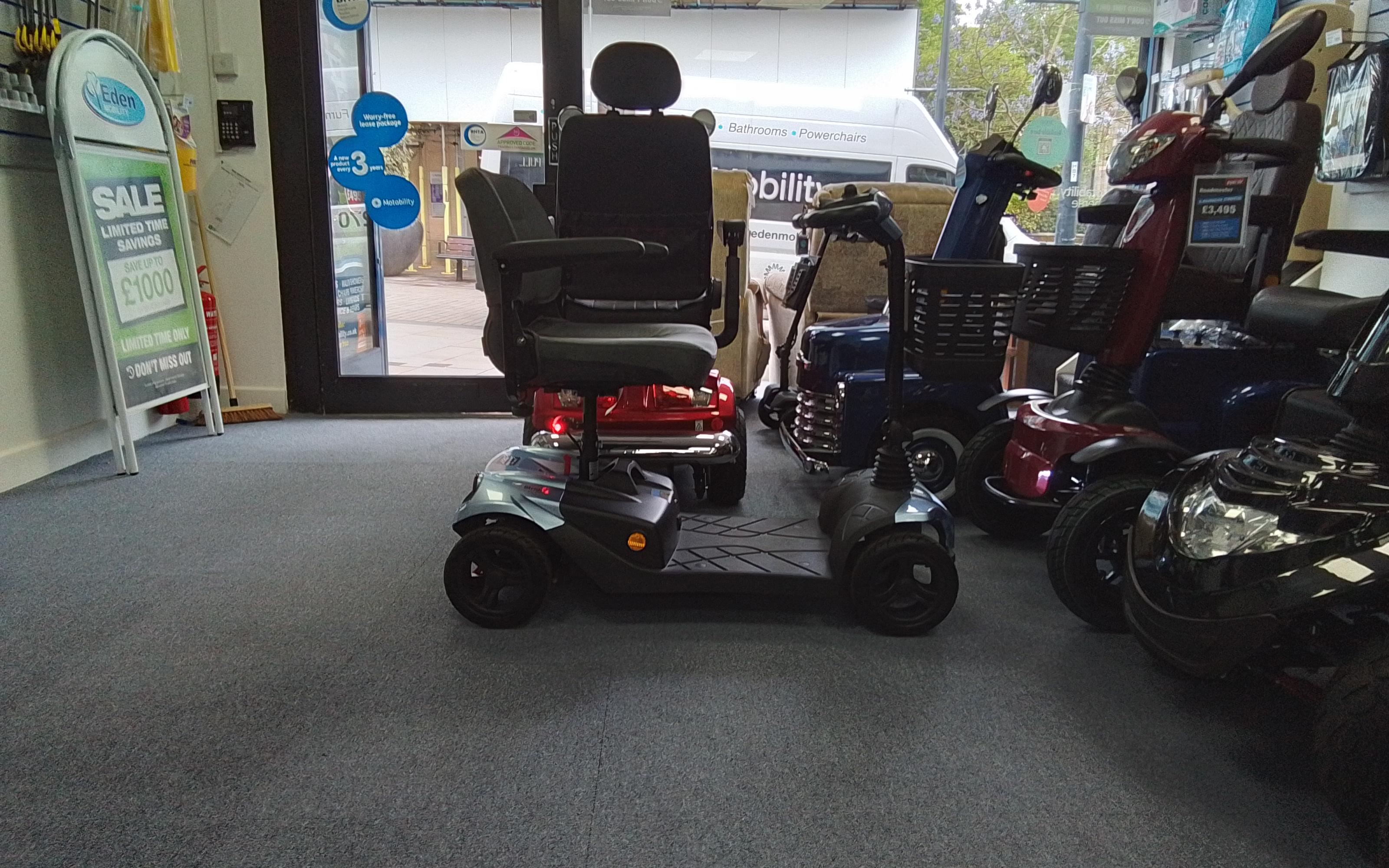 Abilize Stride Sport in Blue | Refurbished Mobility Scooter Derby