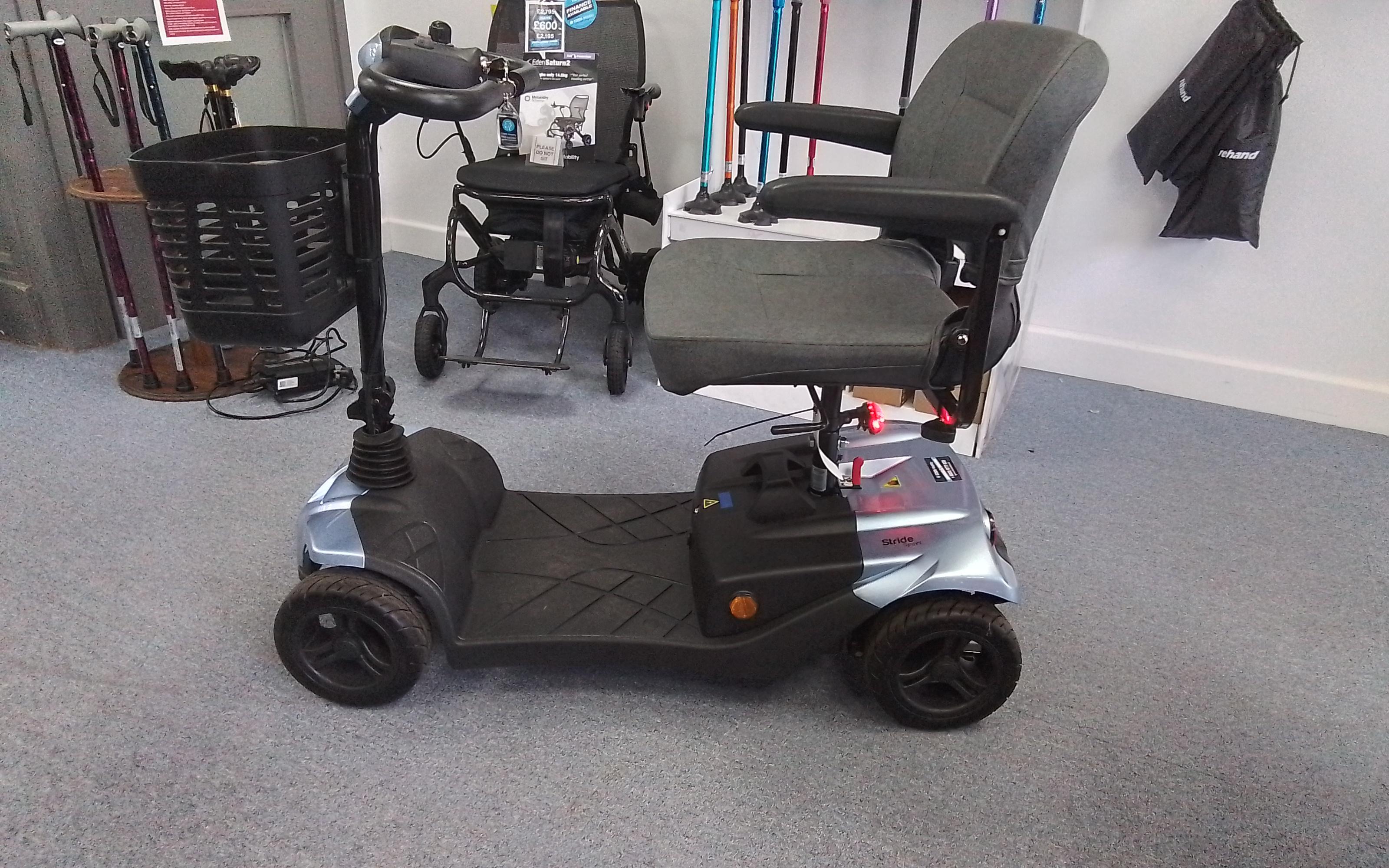 Abilize Stride Sport in Blue | Refurbished Mobility Scooter Derby