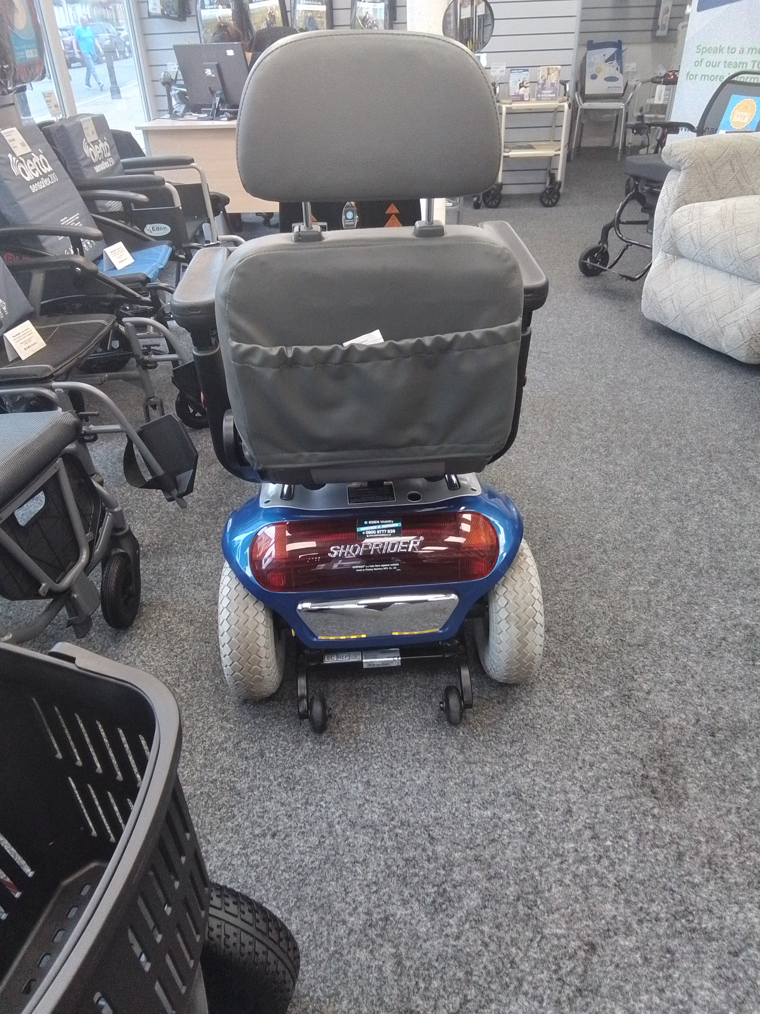 Roma Shoprider Cadiz in Blue | Refurbished Mobility Scooter Bridlington