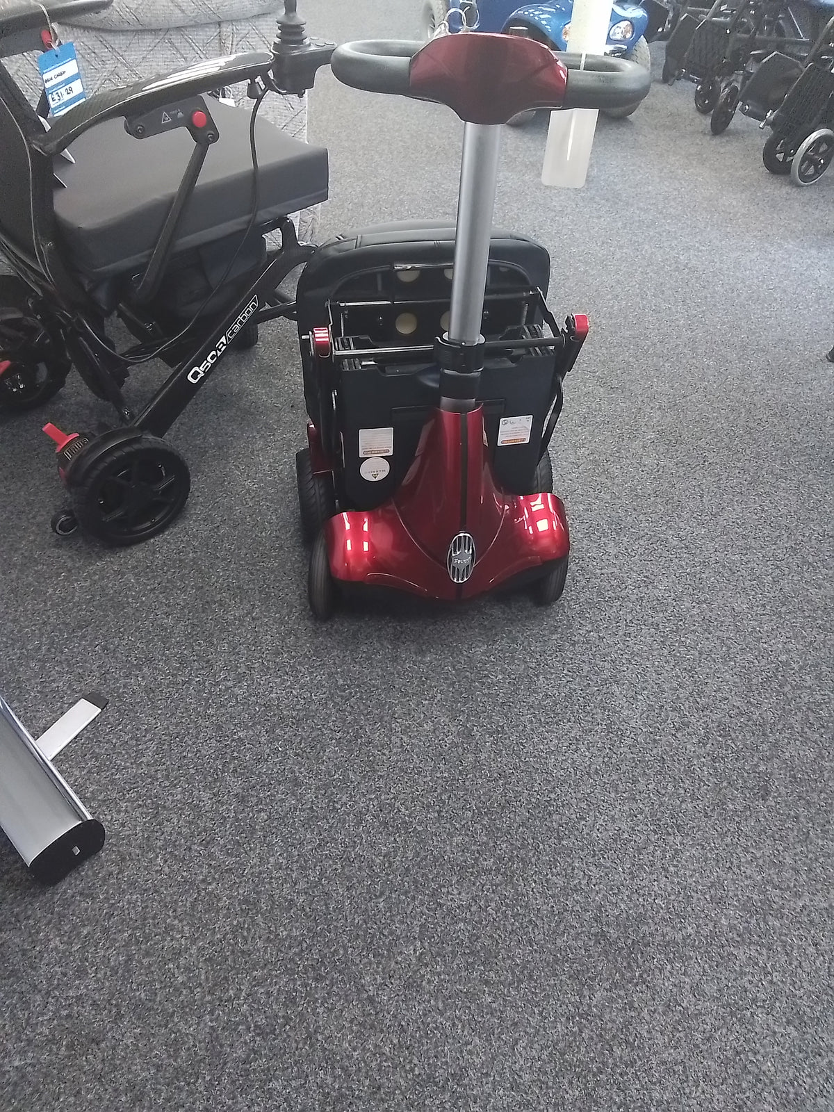 Solax Mobi + in Red | Refurbished Mobility Scooter Bridlington