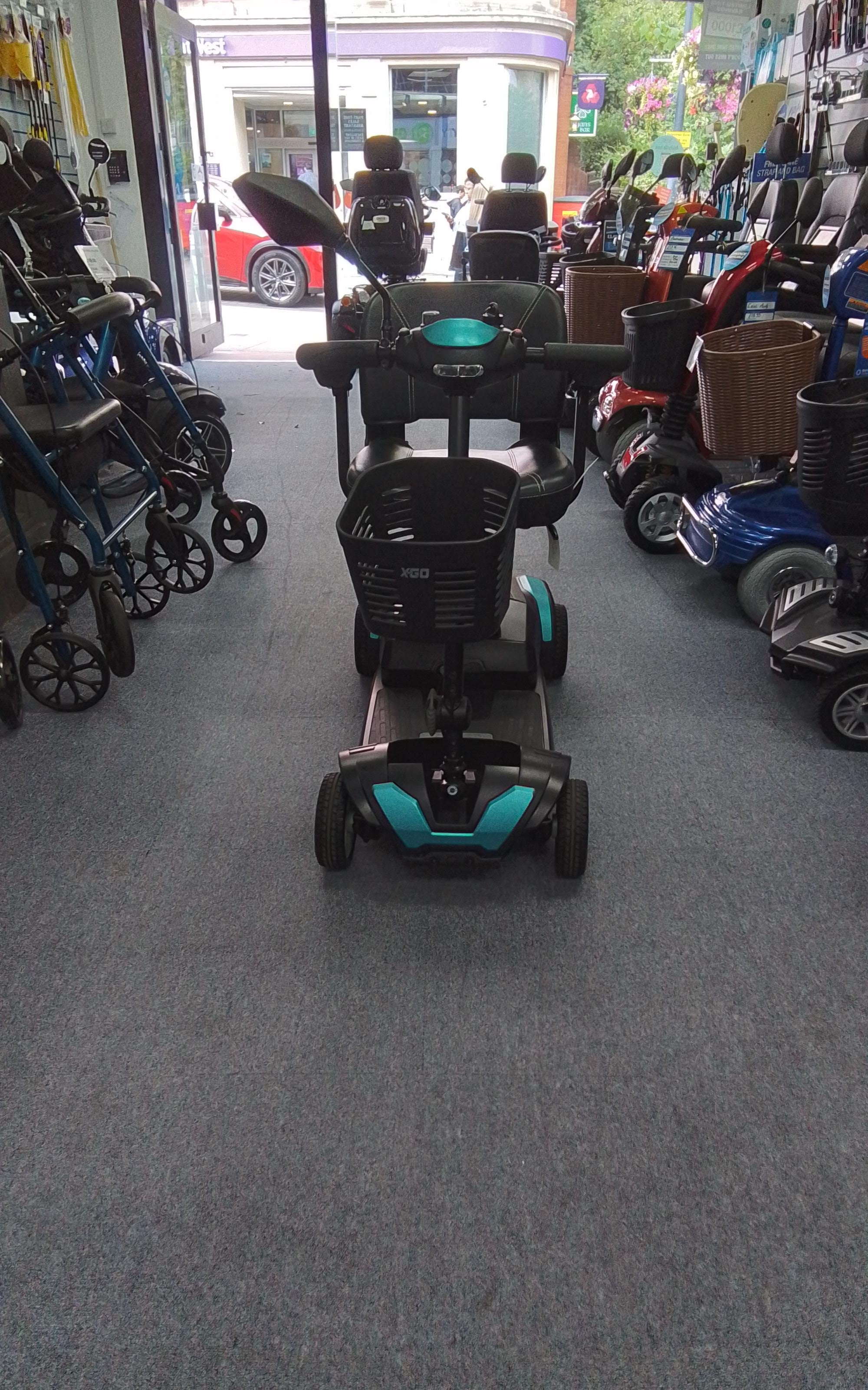 CareCo XGO Proceed in Teal | Refurbished Mobility Scooter Derby