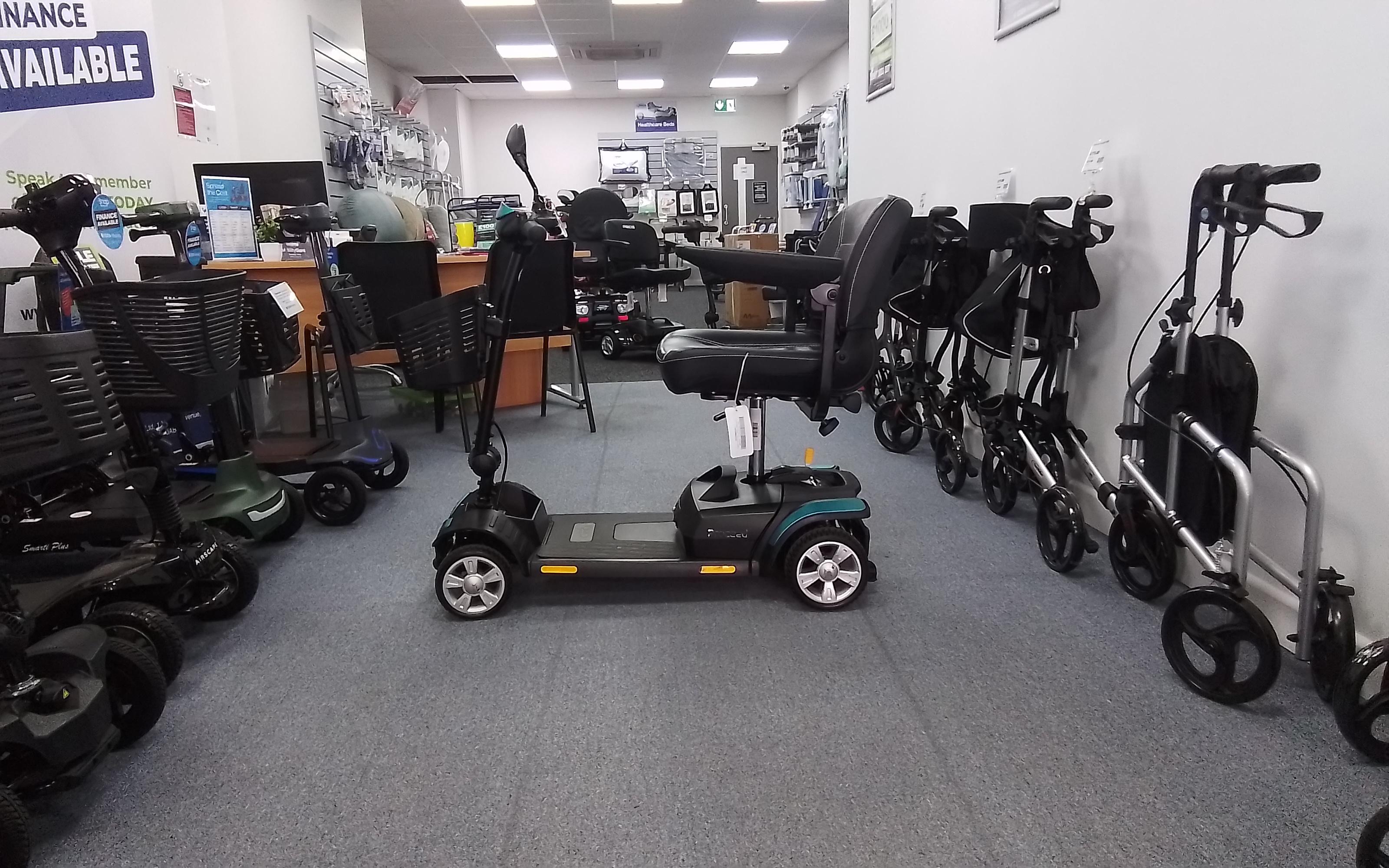 CareCo XGO Proceed in Teal | Refurbished Mobility Scooter Derby