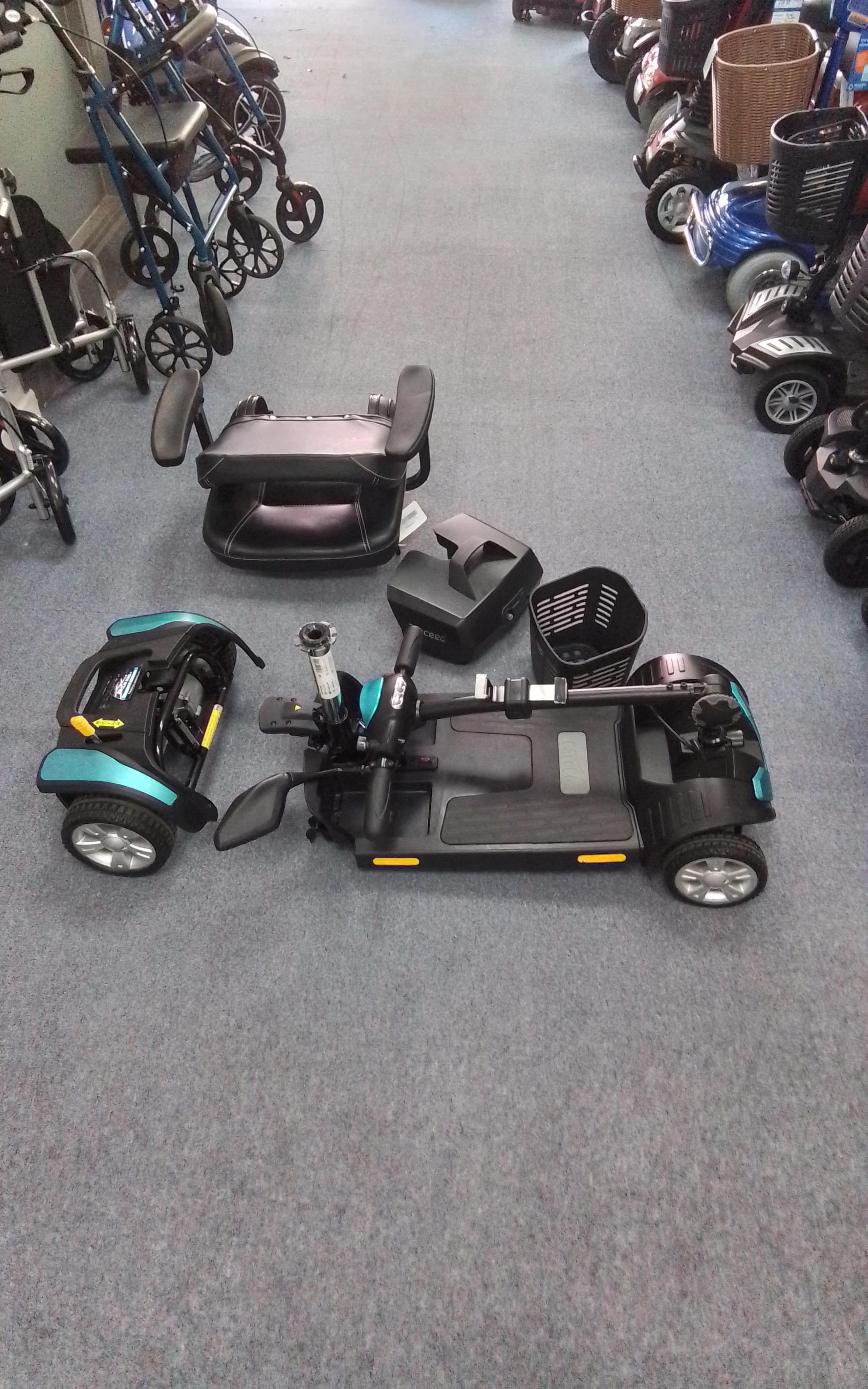 CareCo XGO Proceed in Teal | Refurbished Mobility Scooter Derby