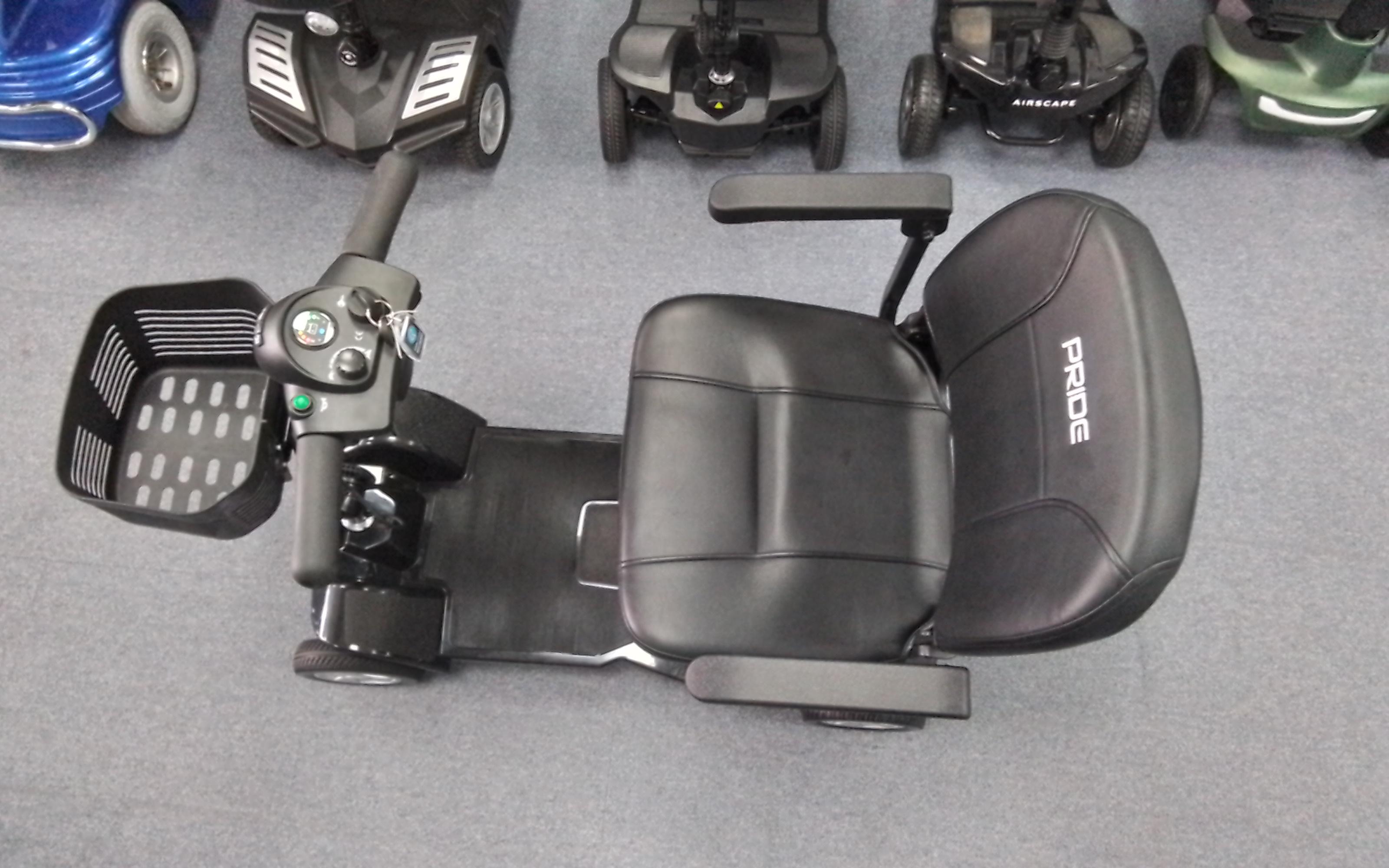 Pride Apex Rapid in Black | Refurbished Mobility Scooter Derby
