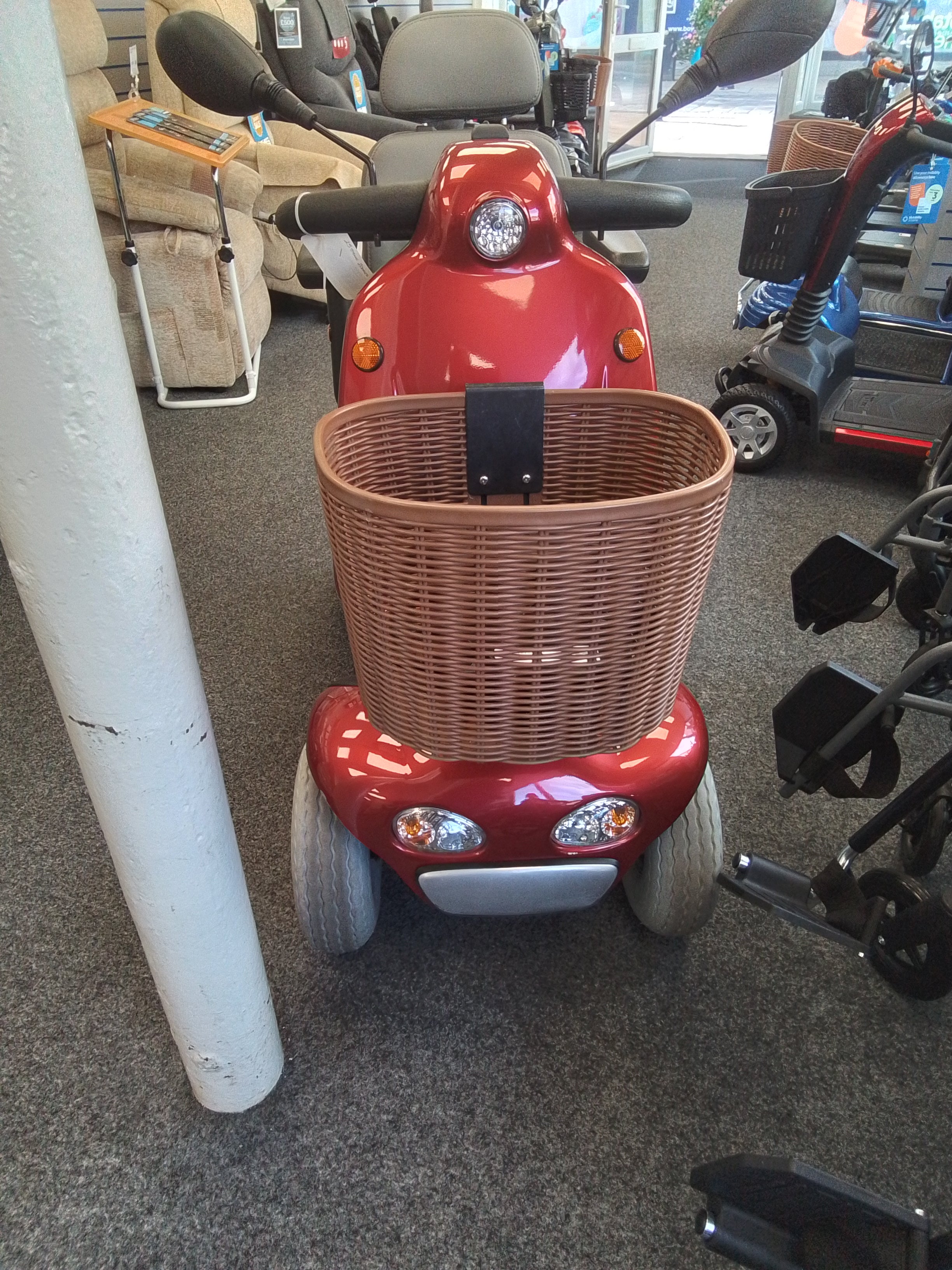 Roma Cadiz in Red | Refurbished Mobility Scooter Bridlington