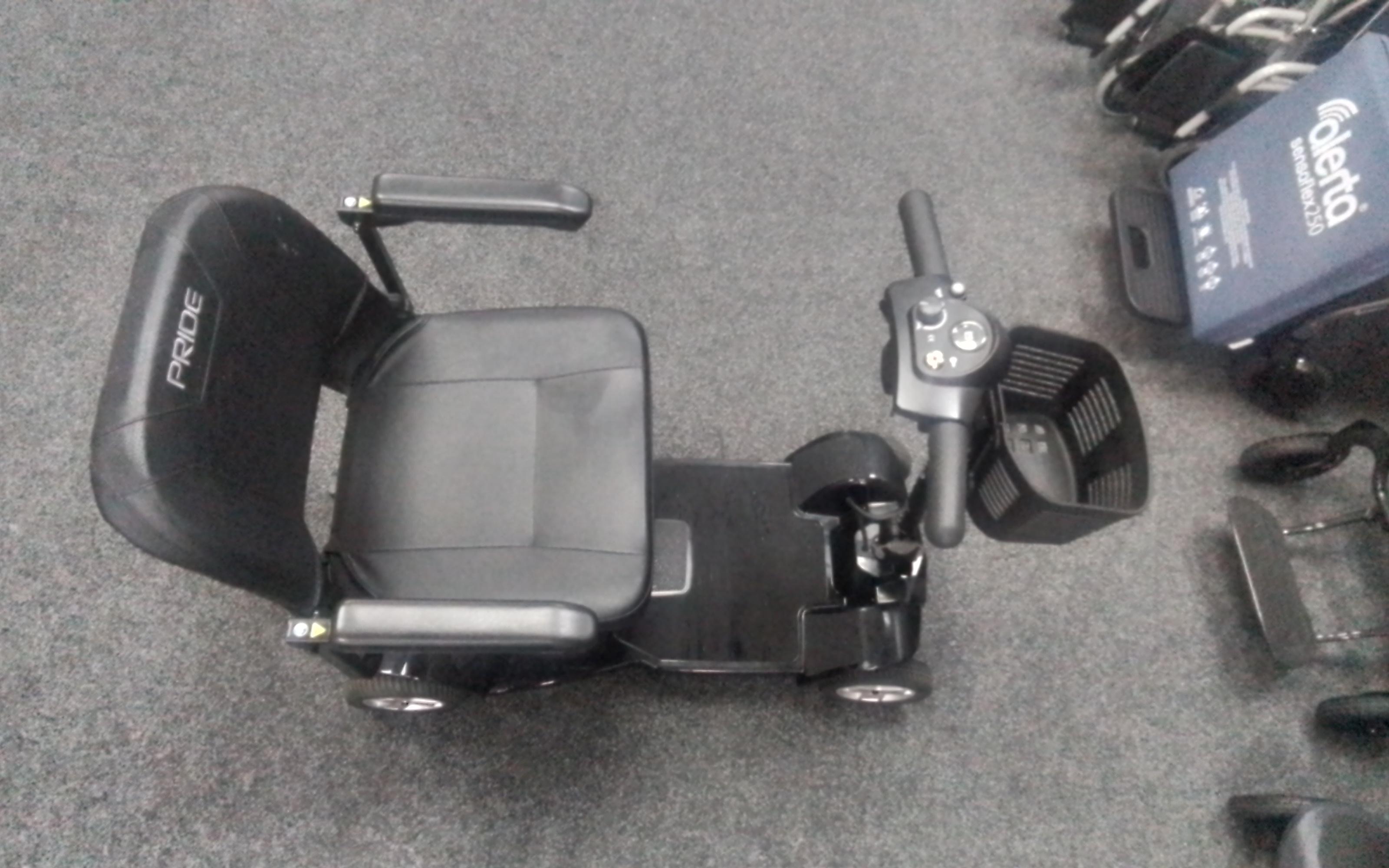 Pride Apex Lite in Black | Refurbished Mobility Scooter Derby