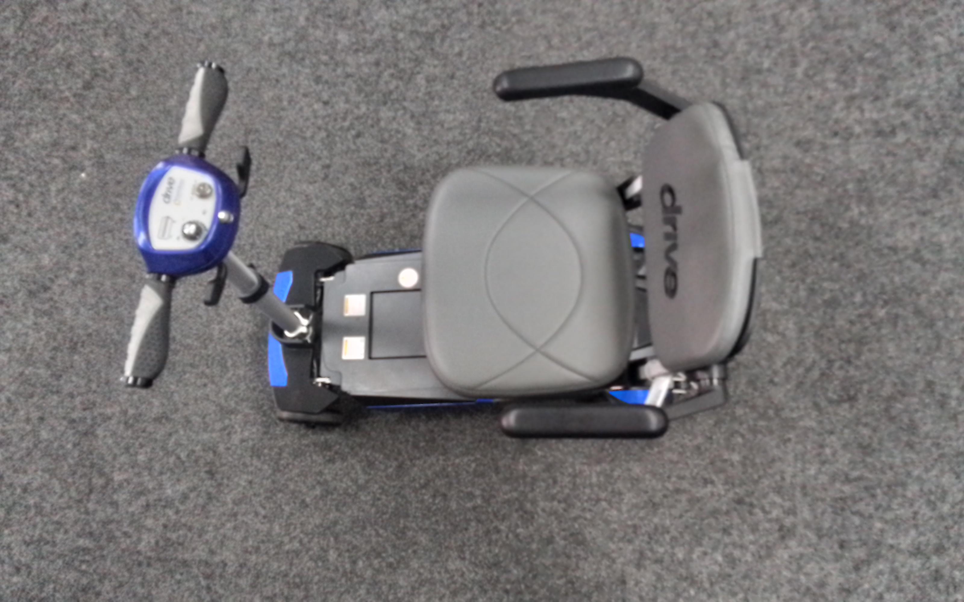 Drive Manual Fold in Blue | Refurbished Mobility Scooter Derby