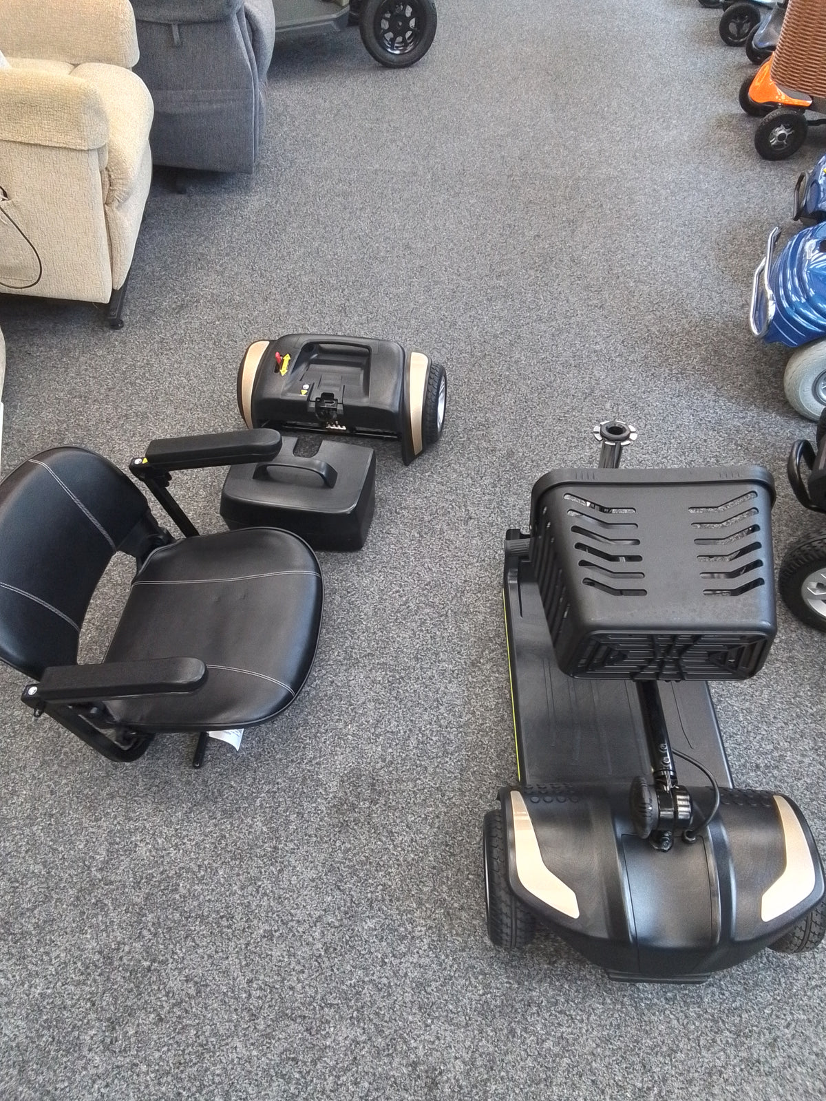 Roma Virgo in Gold | Refurbished Mobility Scooter Bridlington