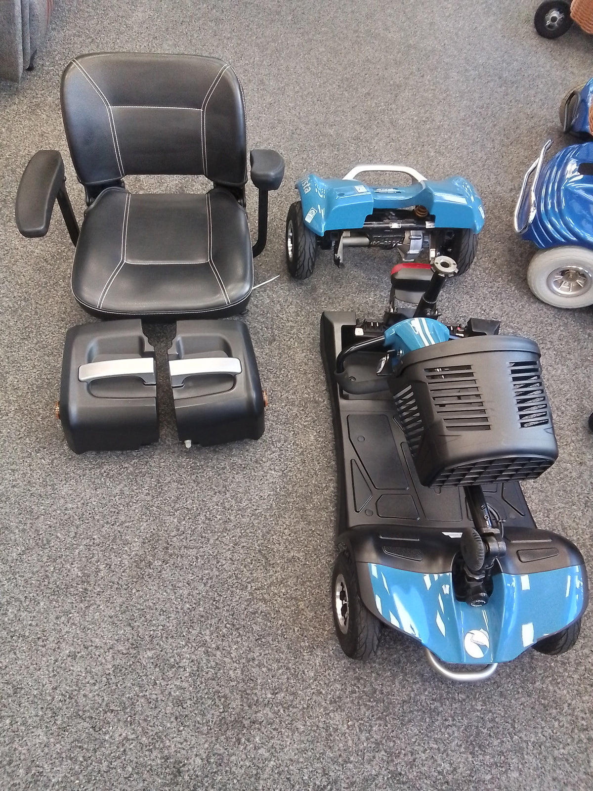 Rascal Vista in Blue | Refurbished Scooter Bridlington