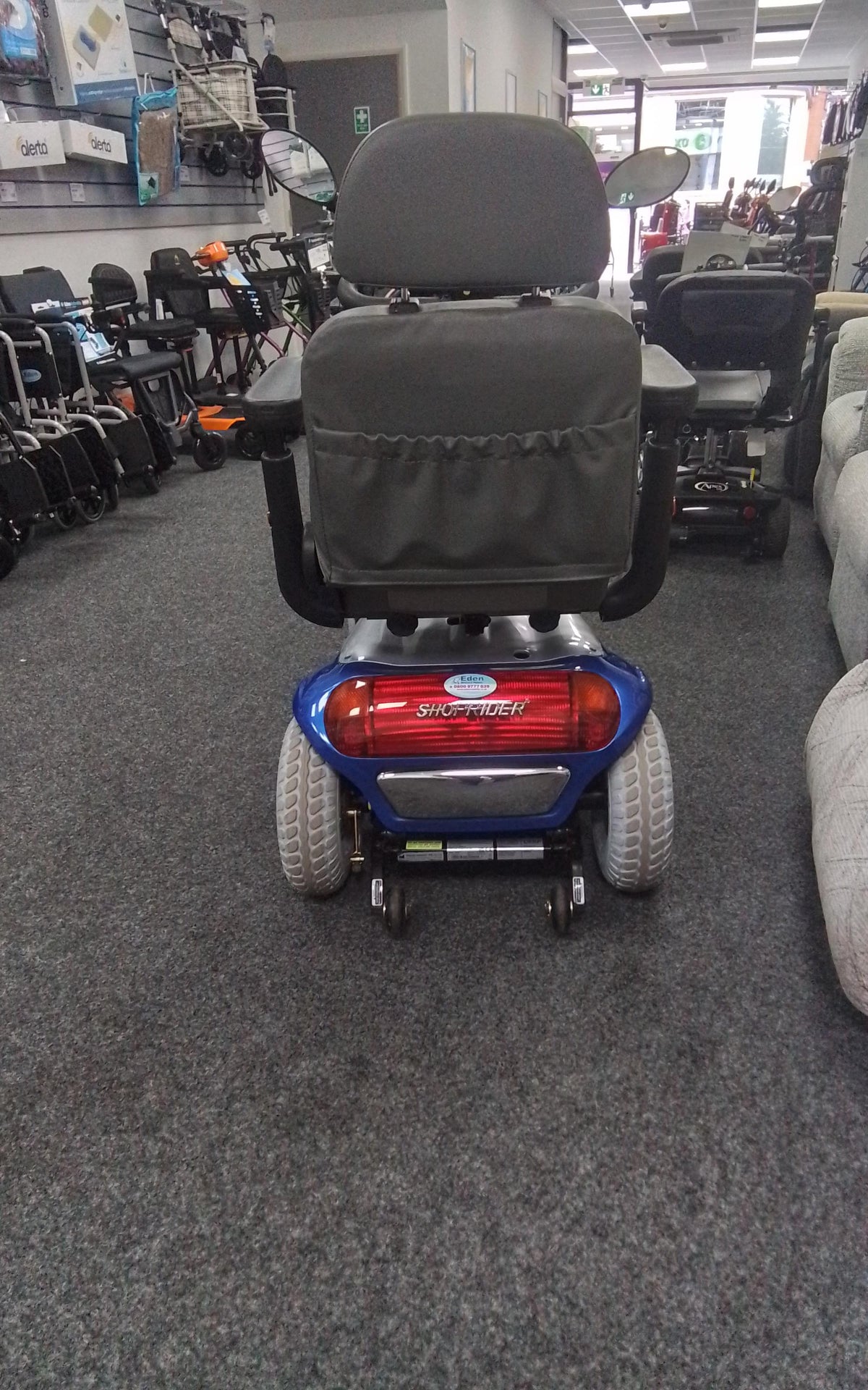Roma Shoprider Cadiz in Blue | Refurbished Mobility Scooter Derby