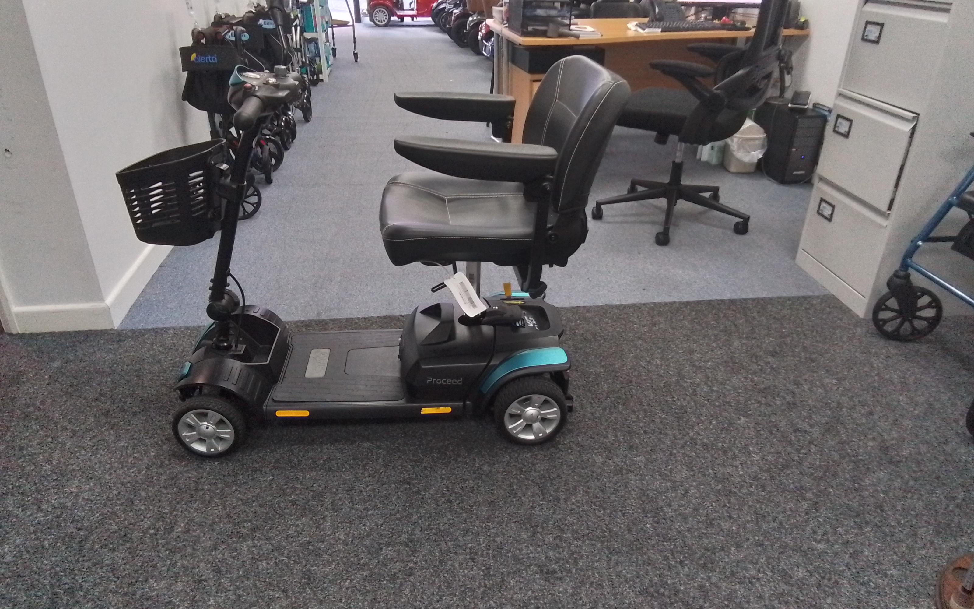 CareCo XGO in Teal | Refurbished Mobility Scooter Derby