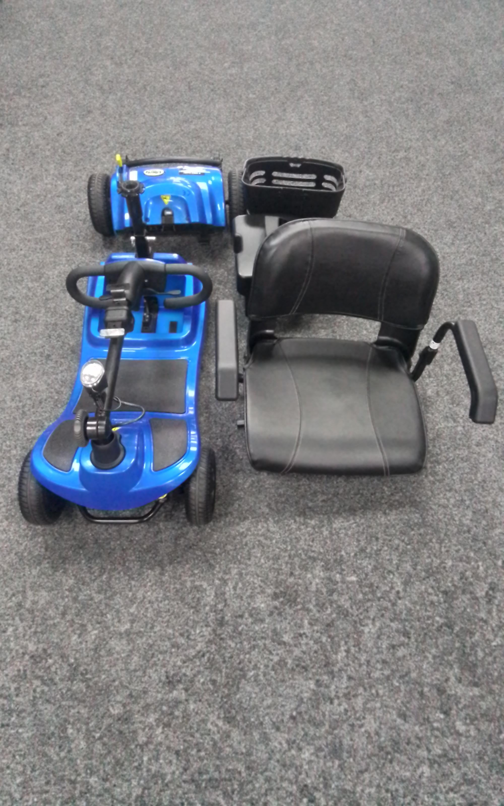 Liberty Vogue in Blue | Refurbished Mobility Scooter Derby