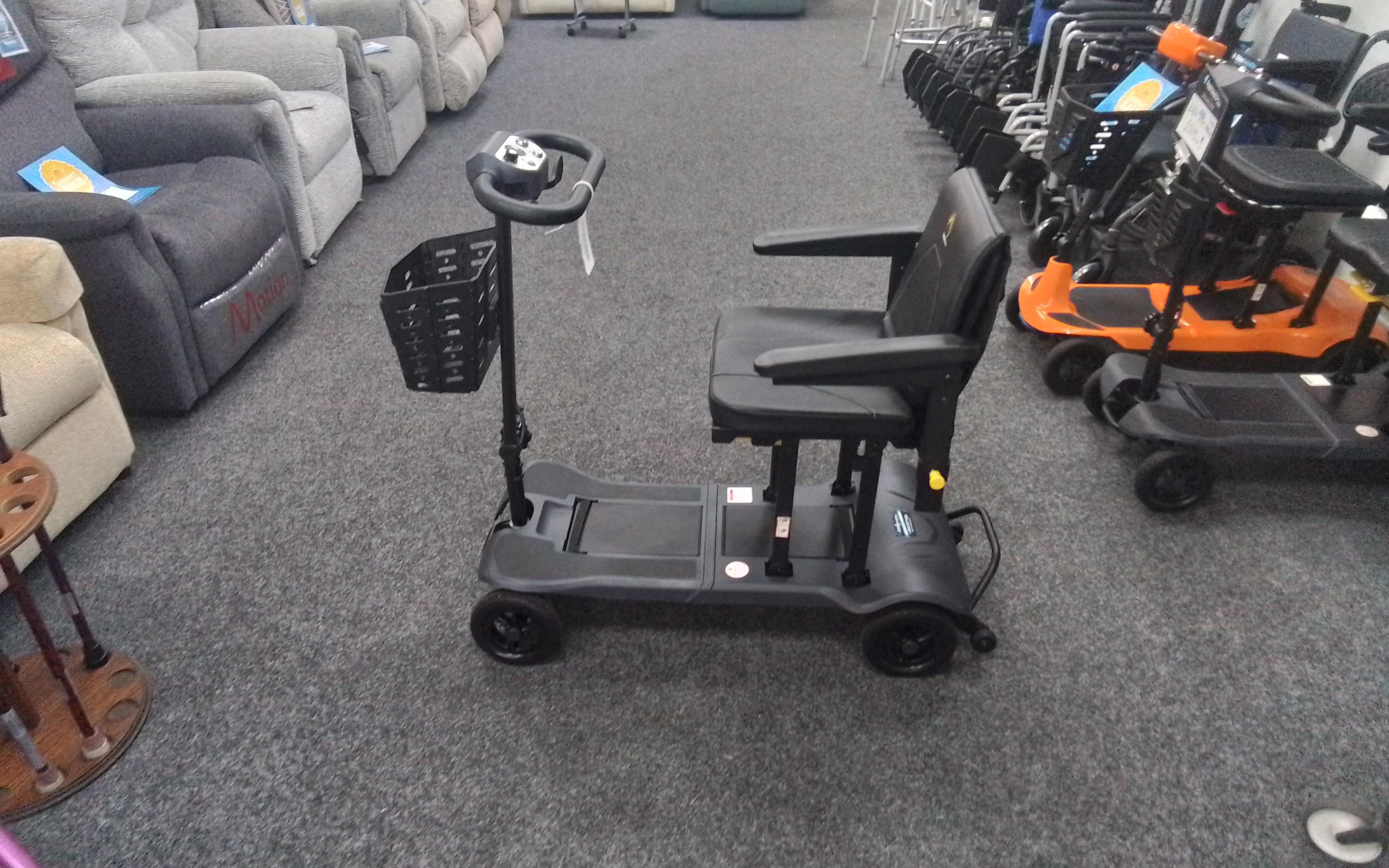 Scooterpac Atom in Black | Refurbished Scooter Derby