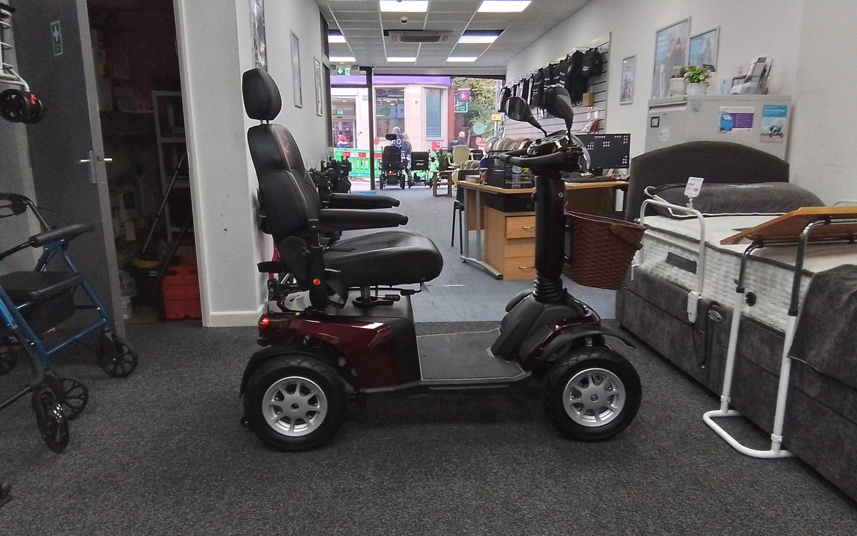Roadmaster Plus R - Maroon | Refurbished Mobility Scooter Derby