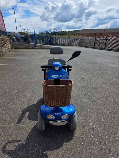 Front of Roma Shoprider Mobility Scooter In Blue