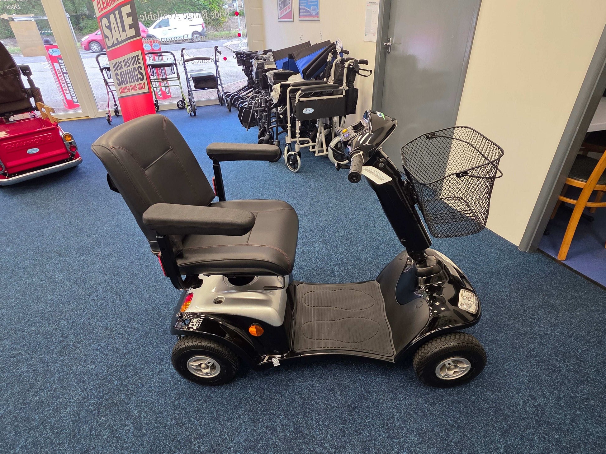 Kymco Super 4 - Black | Sheffield - Eden Mobility
