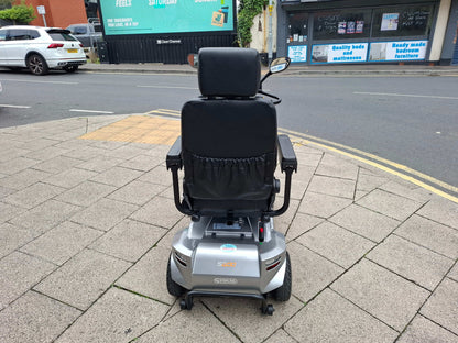 The back of Sunrise S400 Mobility Scooter In Silver