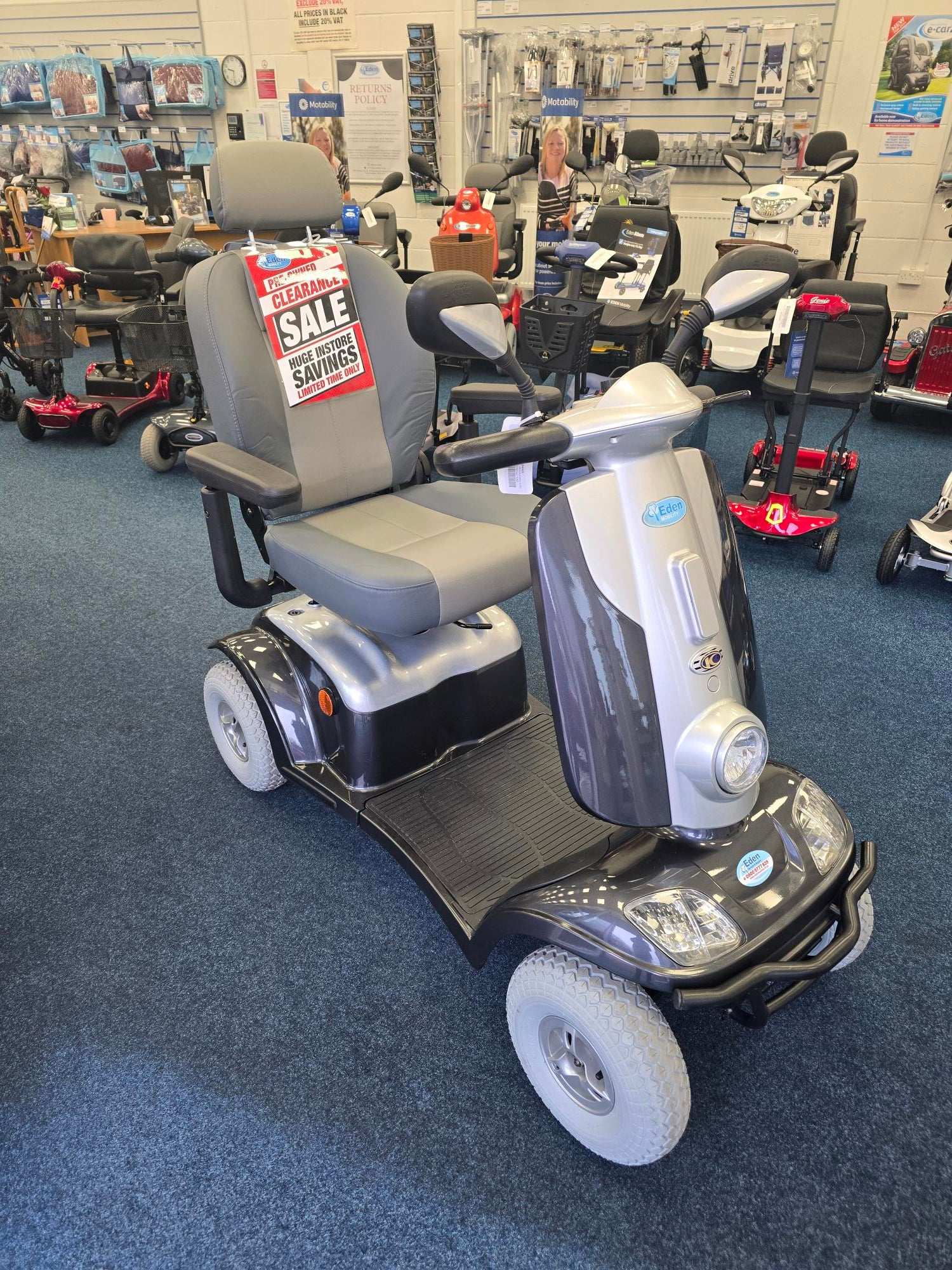 Kymco Maxi XLS (Grey) - Eden Mobility