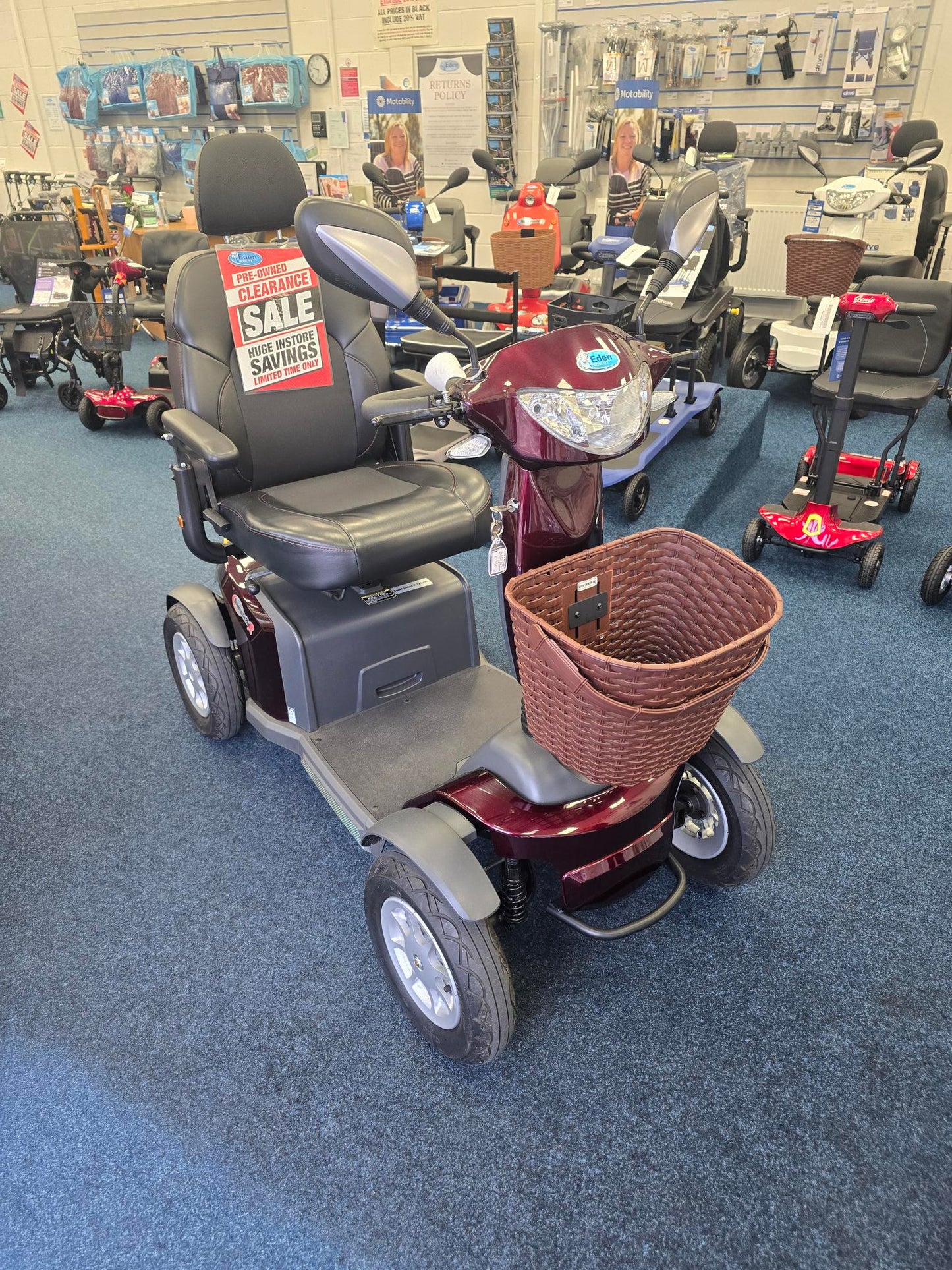 Vanos Galaxy 2 Red - Eden Mobility