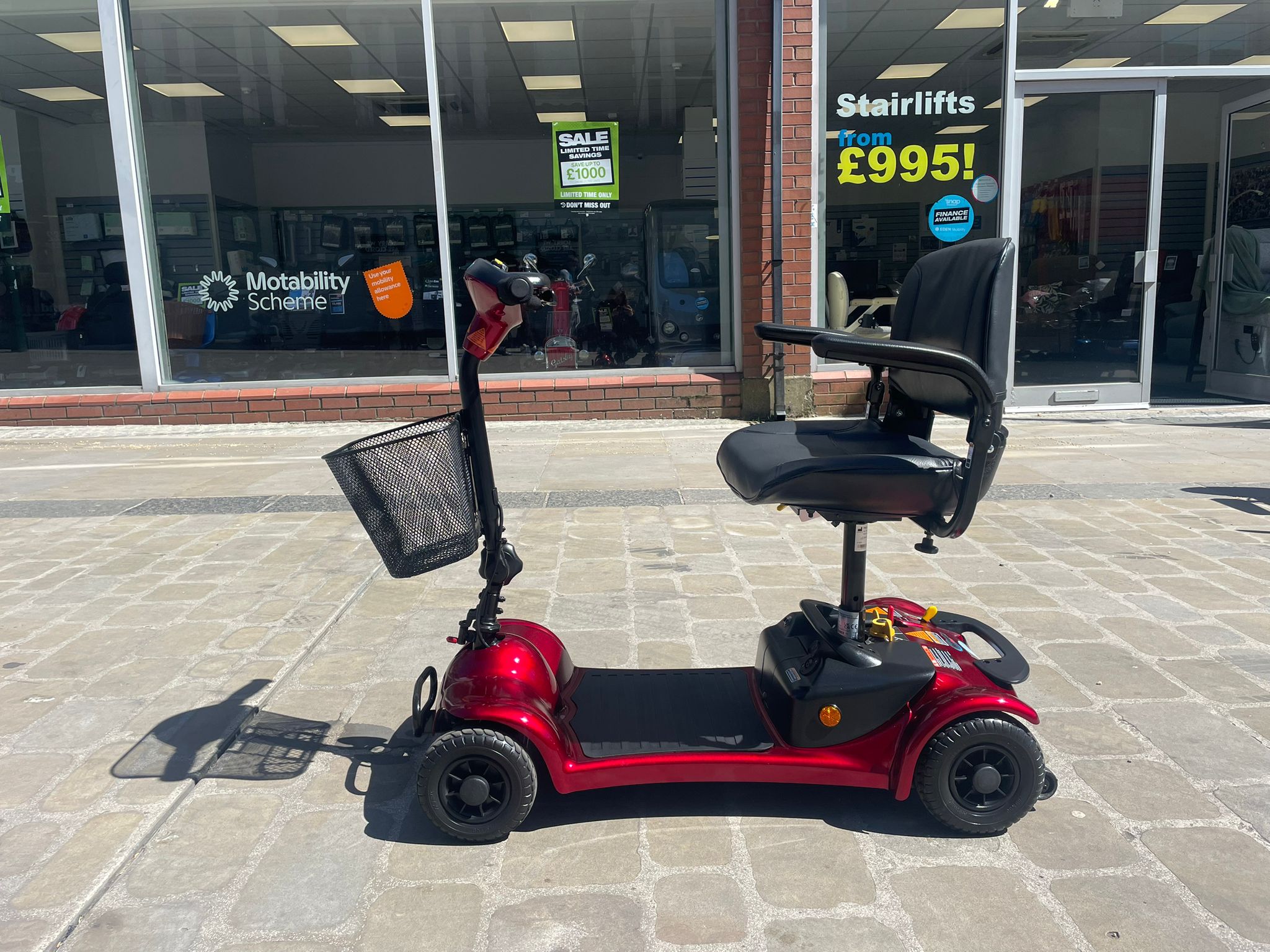 Roma Medical Alora in Red | Refurbished Mobility Scooter Oldham