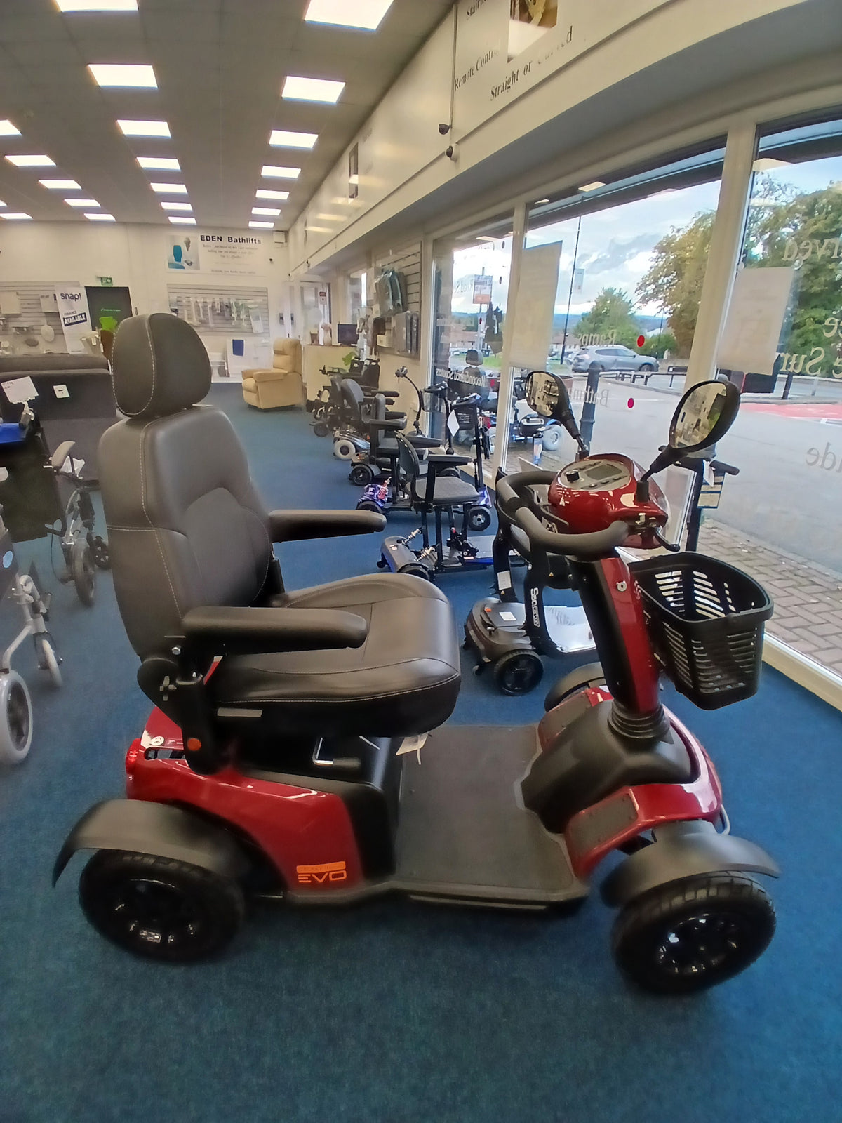 Vanos Galaxy 2 in Red | Refurbished Mobility Scooter Sheffield