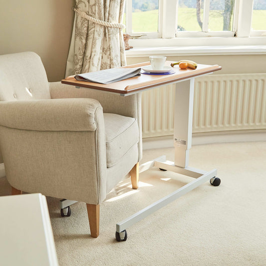 Nrs Easylift Overbed Table-Low - Eden Mobility