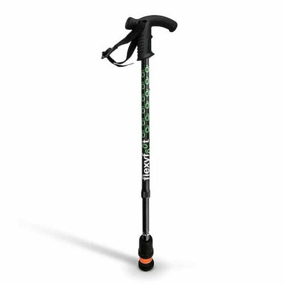 Flexyfoot Telescopic Stick - Black (Derb - Eden Mobility