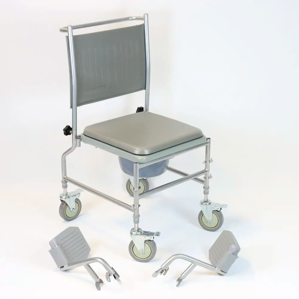 Powder Coated Wheeled Commode - Eden Mobility