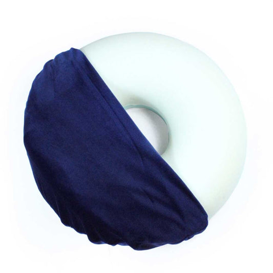 Blue Velour Cover For Mem Foam Ring Cush - Eden Mobility