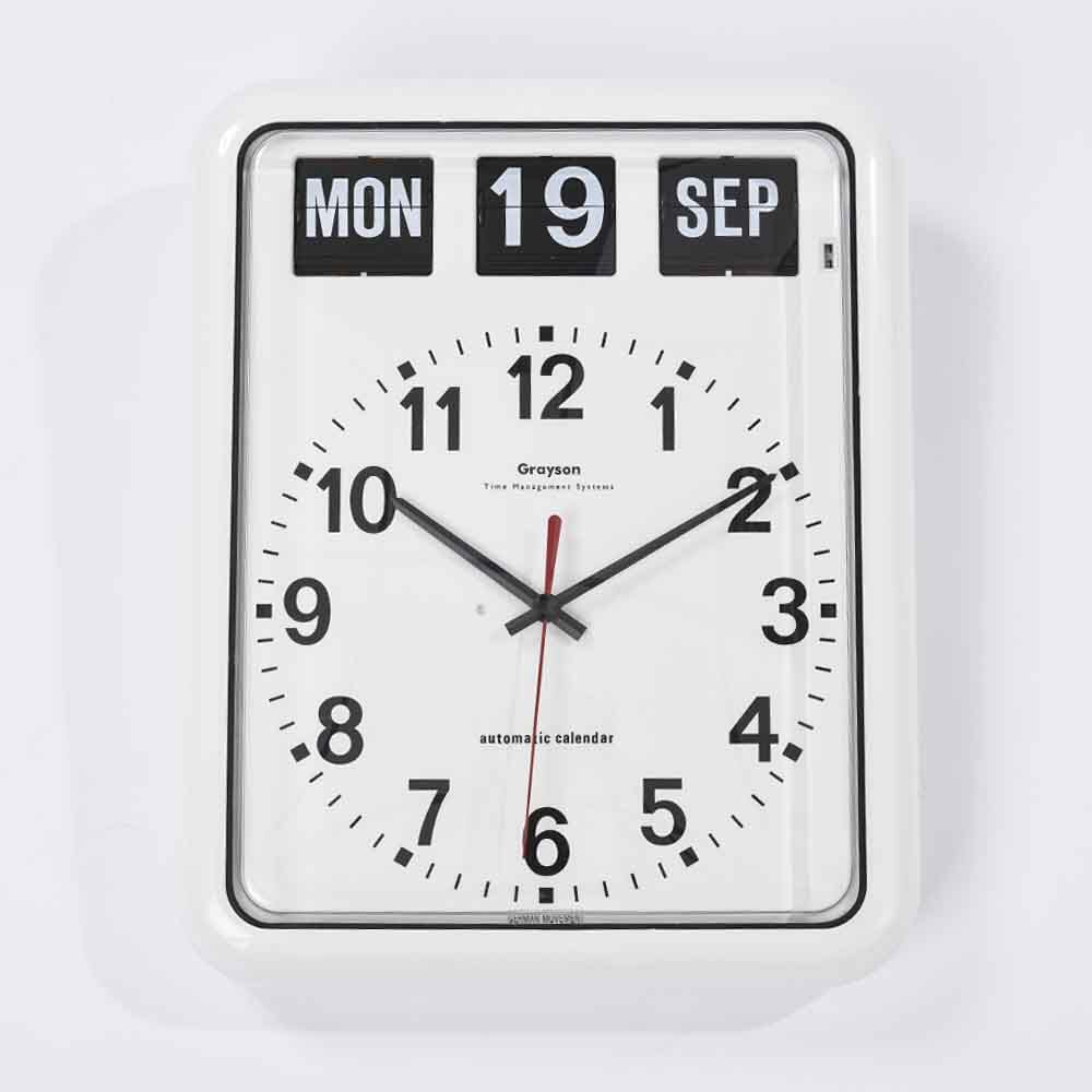 Large Analogue Calendar Wall Clock - Eden Mobility