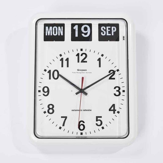 Large Analogue Calendar Wall Clock - Eden Mobility