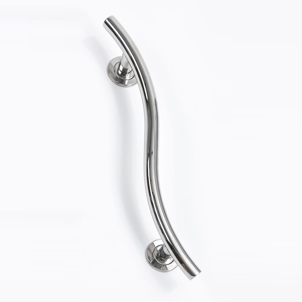 Spa S/Steel Curved Grab Rail 620Mm/24Ó - Eden Mobility