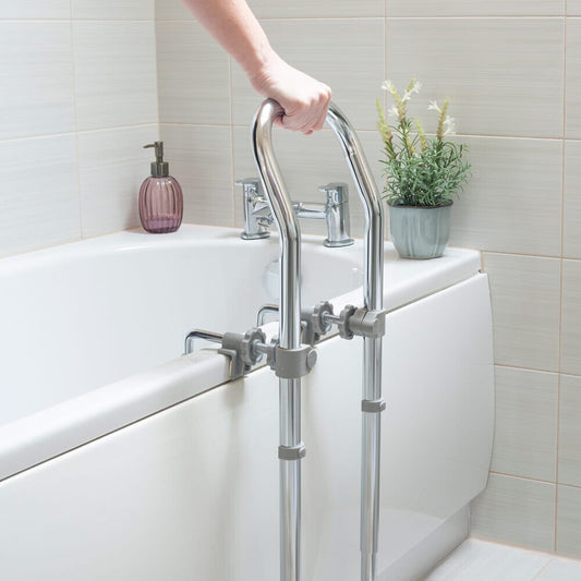 Swedish Bath Rail - Chrome - Eden Mobility