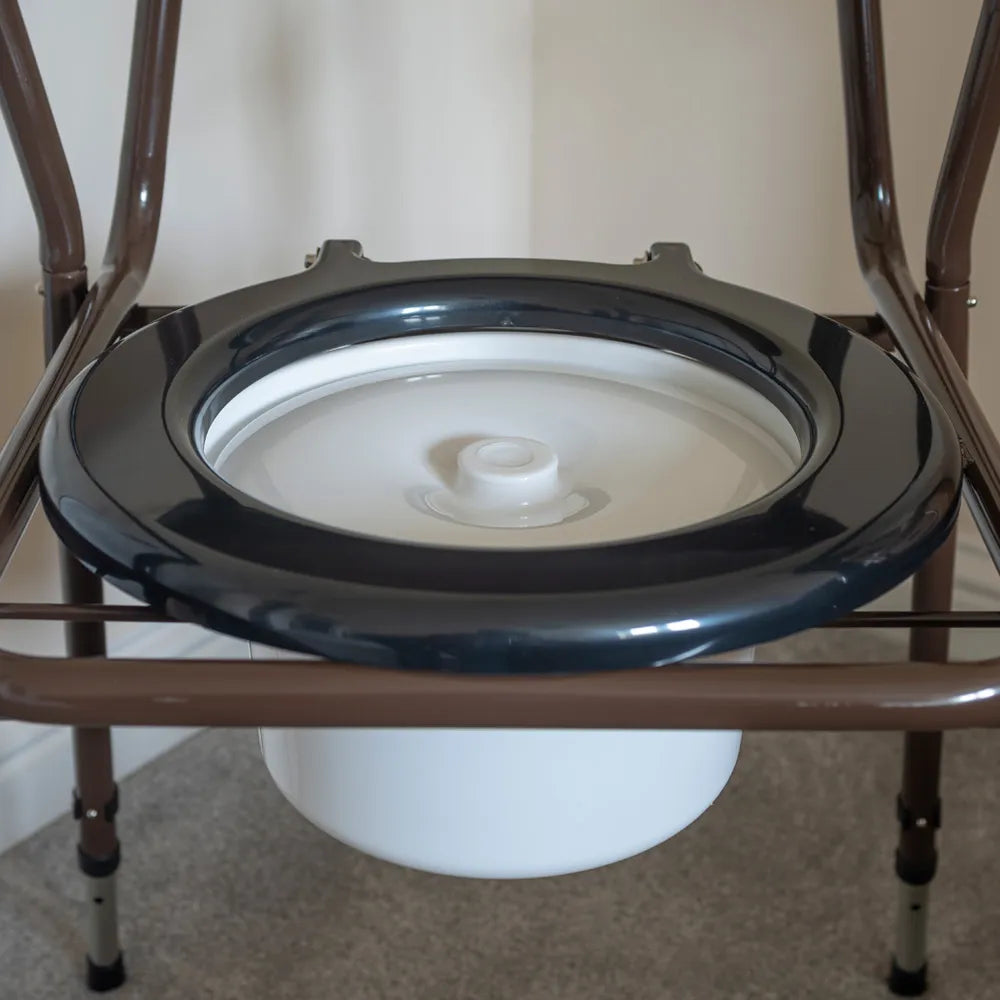 Commode - Adj Height & Detach Arms - Eden Mobility