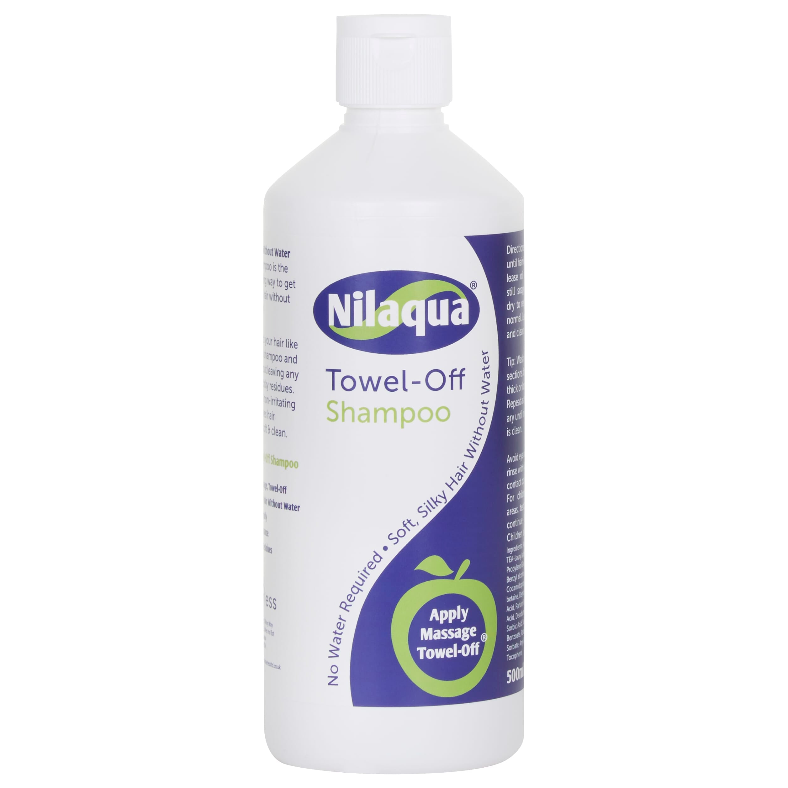 Nilaqua Towel Off Shampoo 500Ml - Eden Mobility