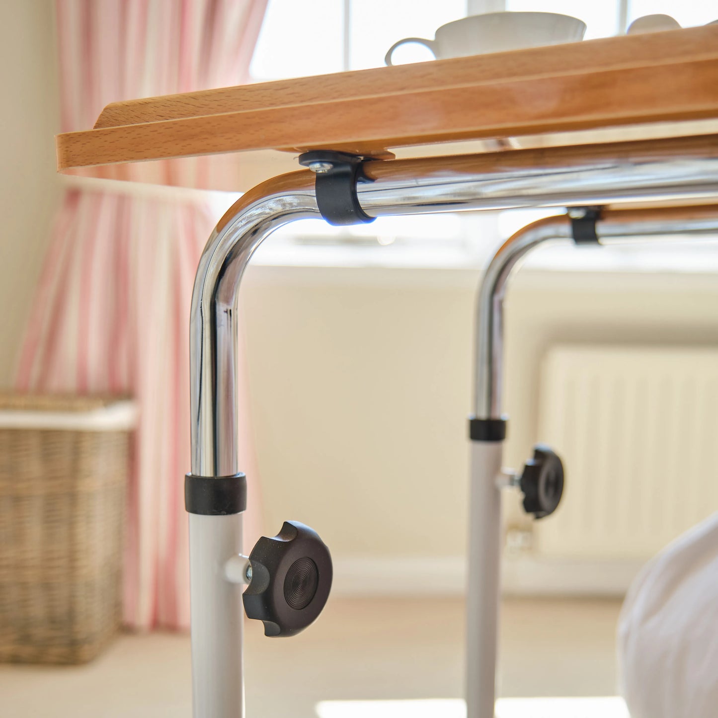 Over Bed Table - Ht Adjustable (Wheeled) - Eden Mobility