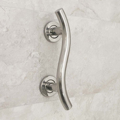 Spa S/Steel Curved Grab Rail 350Mm/14 - Eden Mobility