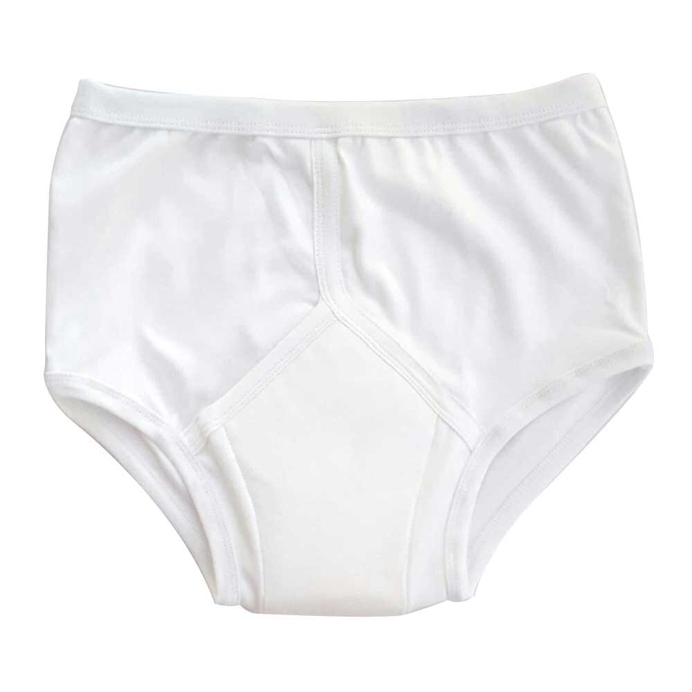 P&S Y-Front Briefs Super:White-M - Eden Mobility