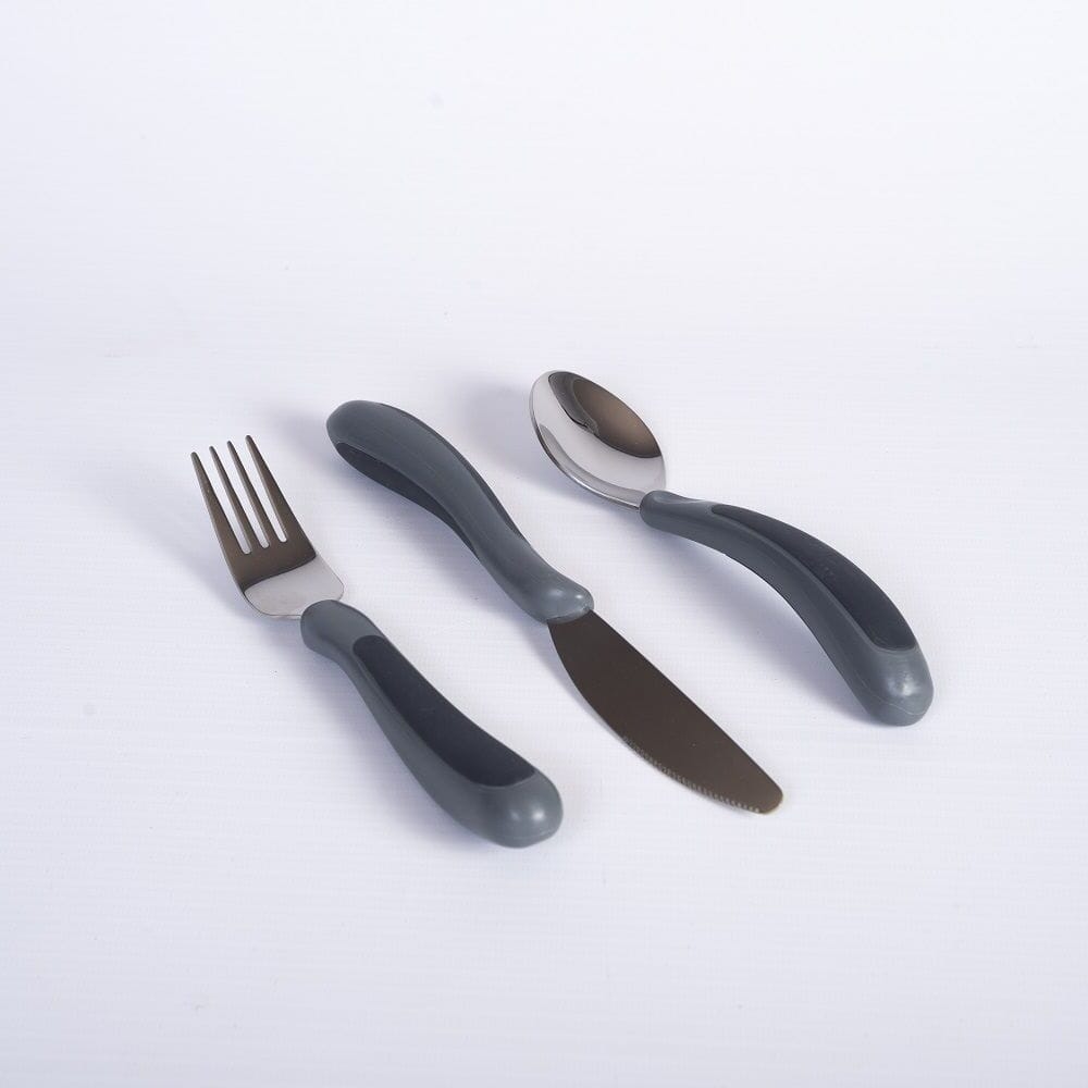 Kura Care Black Handle Cutlery Set - Eden Mobility