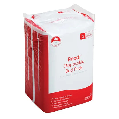 Disposable Bed Pads: 25-Pack - Eden Mobility