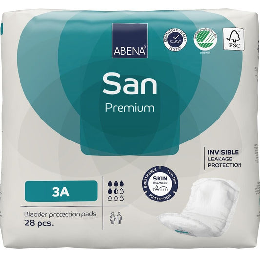 Abena San 3A, Premium Pads - Pack28 - Eden Mobility