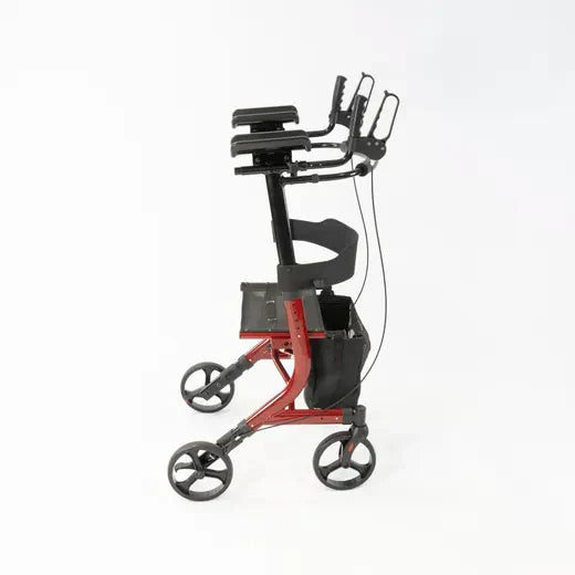 4 Wheel Forearm Rollator Red – Eden Mobility