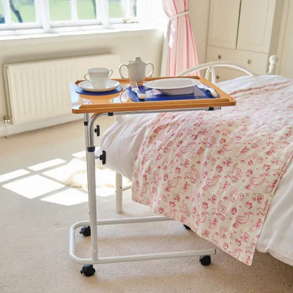 Over Bed Table - Ht Adjustable (Wheeled) - Eden Mobility