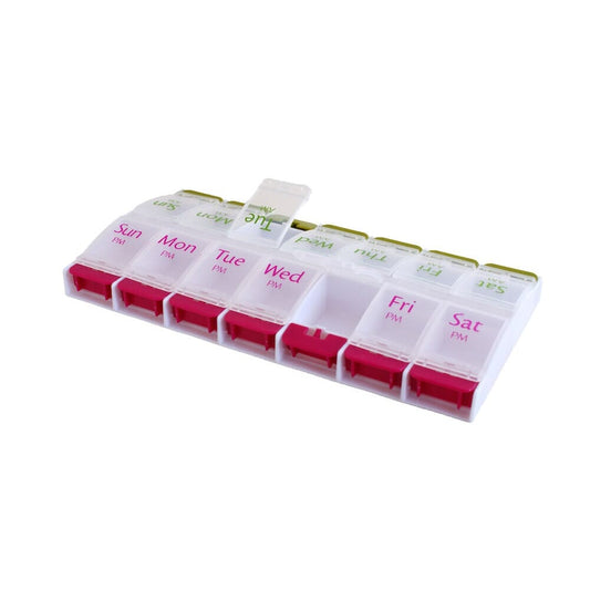 Easy Open Flip Up Pill Dispenser Am/Pm - Eden Mobility