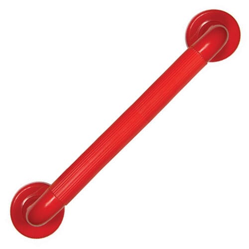 Plastic Fluted Grab Rail - 600Mm - Red - Eden Mobility