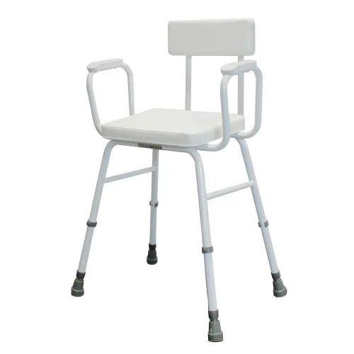 Stool Padded Arms And Back - Eden Mobility