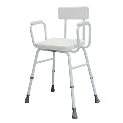 Stool Padded Arms And Back - Eden Mobility