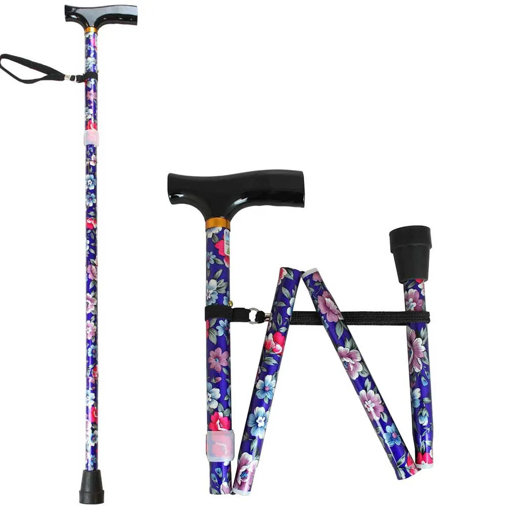 NRS Folding Walking Stick - Eden Mobility