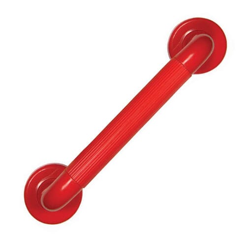 Plastic Fluted Grab Rail - 300Mm - Red - Eden Mobility