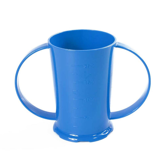 Graduated 2 Handle Beaker 250Ml(9Oz) Blu - Eden Mobility